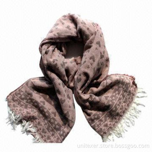 Jacquard Scarf, Soft Texture, Customized Designs are Accepted
